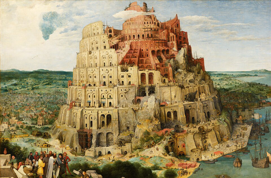 perspectief toren van Babel