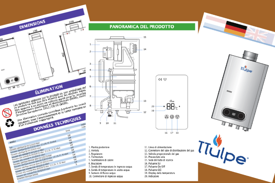 Handleiding gasgeiser